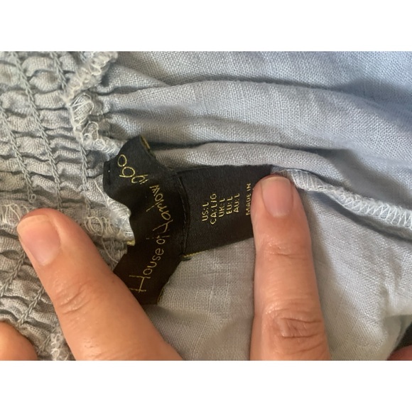 House of Harlowe Revolve Linen Pants Size Large - Picture 2 of 4